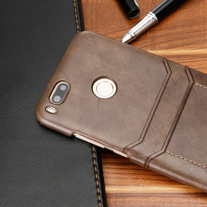 Card Holder Wallet Phone Case for Xiaomi Mi 5x Luxury Leather Shockproof Hard Back Cover A1 4gb 64gb Global |