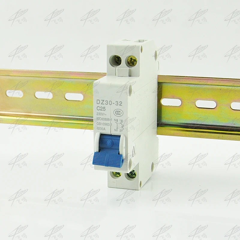 Автоматический мини выключатель DPN Mini DZ30 32 1P + N 20A 220V 230V 50HZ 60HZ автоматический на DIN