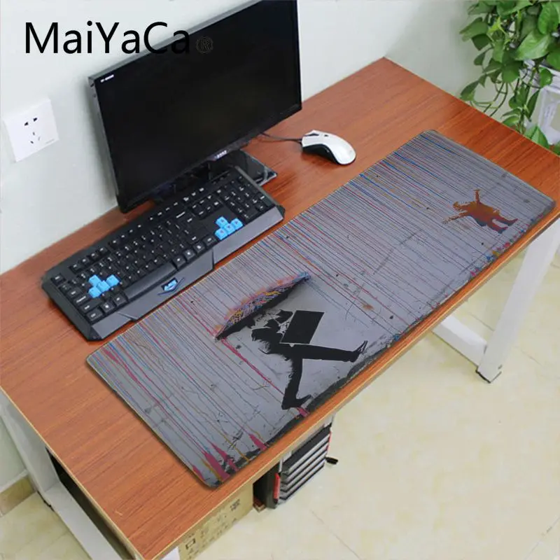 Maiyaca уличное искусство граффити резиновый коврик для мыши игровой alfombrilla xxl