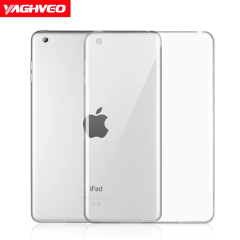 Для iPad 2018 2017 9 7 дюймов прозрачный чехол силиконовый мягкий A1822 A1823 градиентный