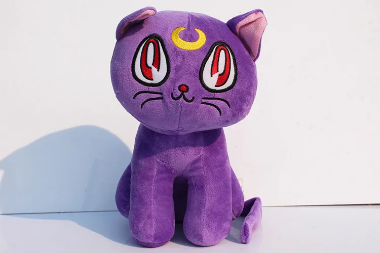 Кошка Luna плюшевая 3 шт./лот 30 см японское аниме мультяшная игрушка животное кукла