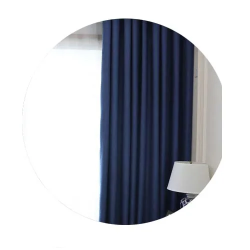 royal blue curtain Современные Простые Стильные Модные королевские синие мягкие Искусственные льняные занавески на окна для гостиной спальни Индивидуальный размер - Цвет: royal blue curtain