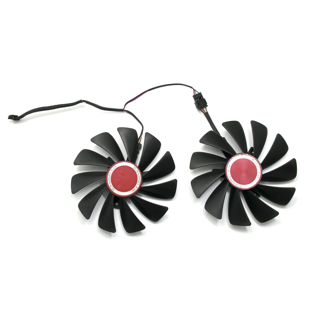 95 мм CF1010U12S FDC10U12S9-C 4pin XFX его RX580 охлаждающий вентилятор GPU заменить для XFX RX570 RX580 RX560D RX 580 8G RX Vega 56