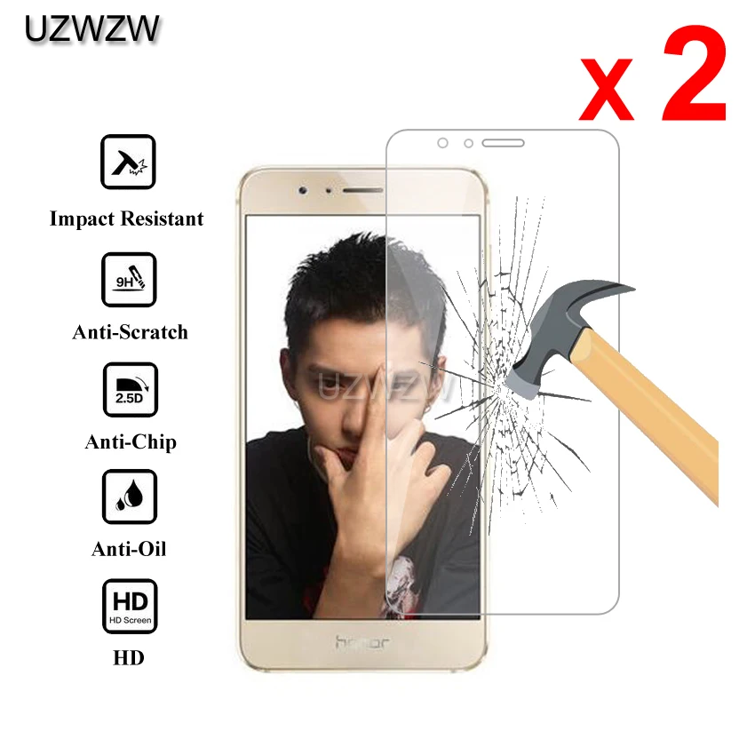2 шт для huawei Honor 8 Premium 2.5D 0,26 мм Закаленное стекло-экран протектор для huawei Honor 8 Honor8 защитное стекло