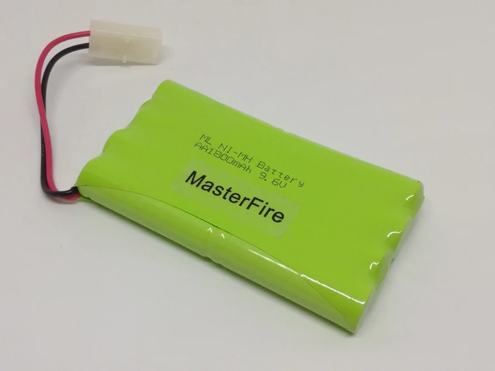 

MasterFire 2PACK/LOT Brand New 9.6V AA 1800mAh Ni-MH AA Battery Rechargeable NiMH Batteries Pack With Plugs