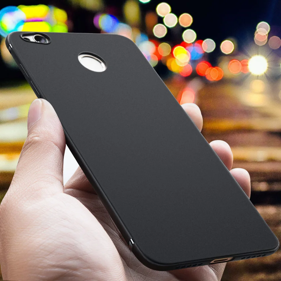 Чехол для xiaomi redmi 4x Матовый Мягкий ТПУ ультратонкий легкий противоударный чехол 7