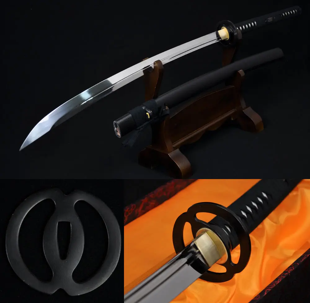 1095 стальной японский самурайский функциональный настоящий меч Naginata полностью