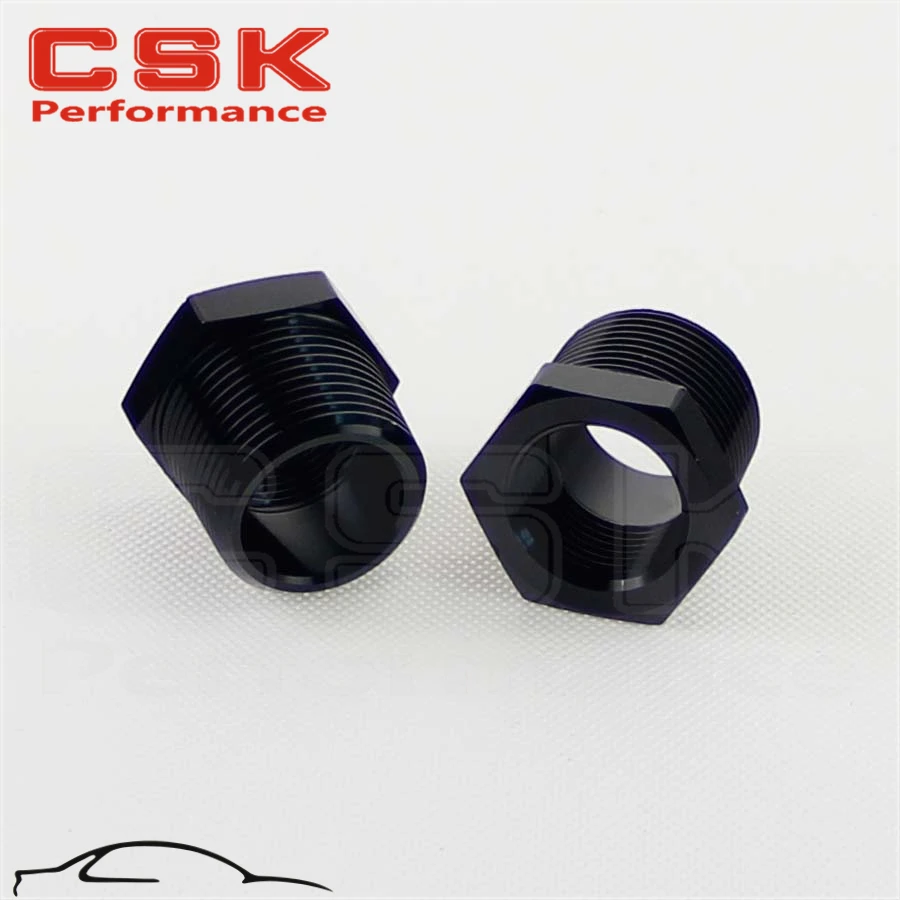 2шт 1 &quotМужской x 3/4&quot Женский NPT резьбовой редуктор с шестигранной втулкой для