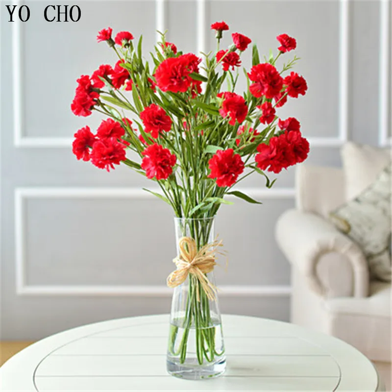 Йо Чо большое искусственное растение поддельные цветы кустарники шелковая