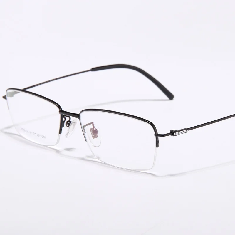 Ультралегкие деловые очки Viodream мужские полуоправы из титана для близорукости