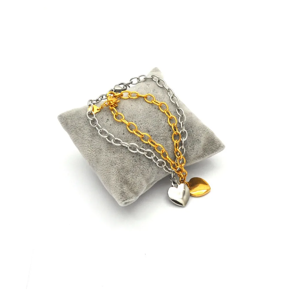 Bijoux femme оптовая продажа stainlees ювелирный стальной браслет простой дизайн золото и