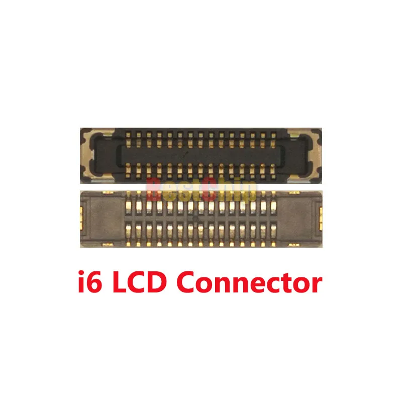10 шт./лот оригинальный J2019 ЖК-дисплей экран FPC Разъем для iPhone 6 6G 4. 7 дюймов на