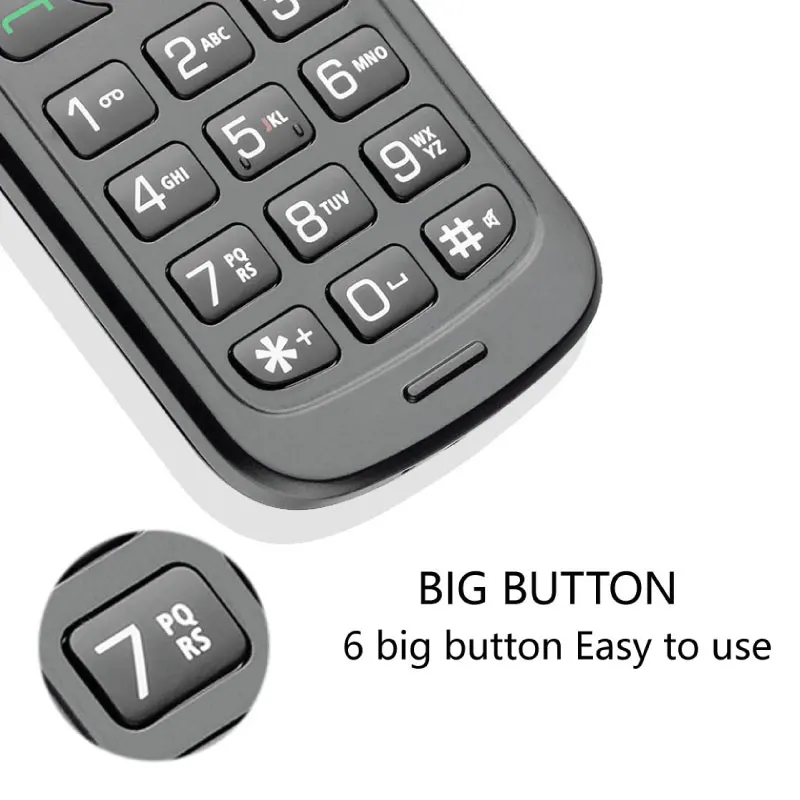 Uniwa X18 флип телефон 1 77 дюймов Кнопка старик Флип Мобильный Русский Keboard Dual Sim карты