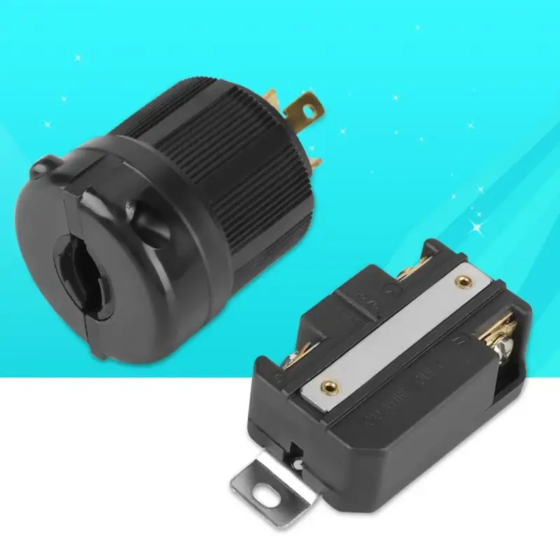 NEMA Female Twist Lock PlugReceptacle L6-30P L6-30R 30A 250V Electrical 3 Pin Plug Receptacle Connector Male & | Обустройство дома