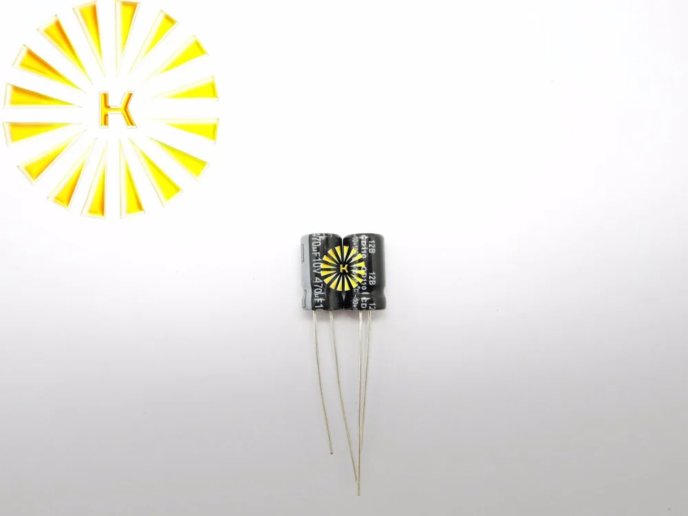 1000 шт. X 100% новый 470 мкФ 10V 6.3X1 1 Алюминиевый электролитический конденсатор |