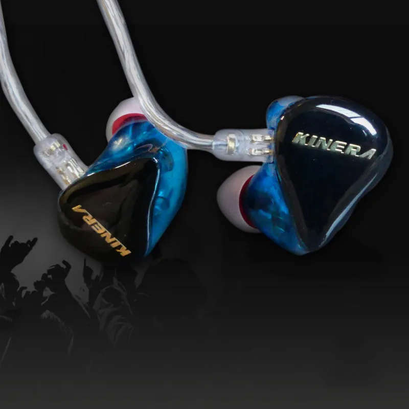 KINERA H3 Deluxe Версия 2BA + 1DD Гибридный 3 блока в ухо наушники HIFI контролировать