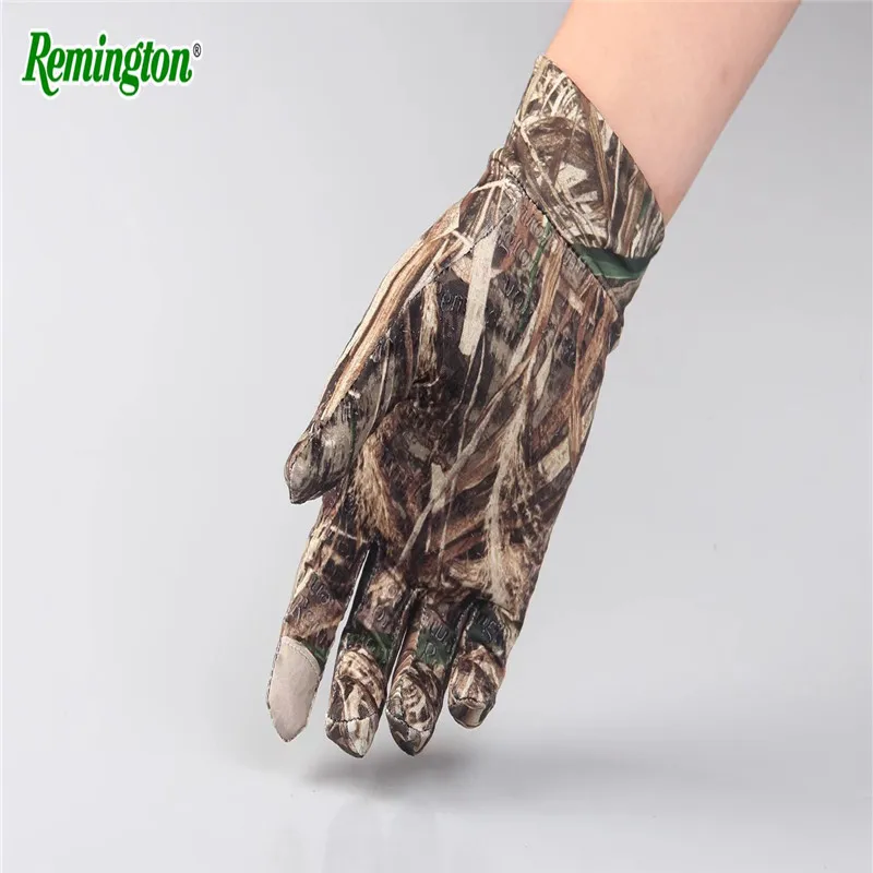 Wifreo camoflage Gloves Fishing Hunting Slip two fingers Cut Camping and Cycling half Finger for the Warm Winter | Спорт и