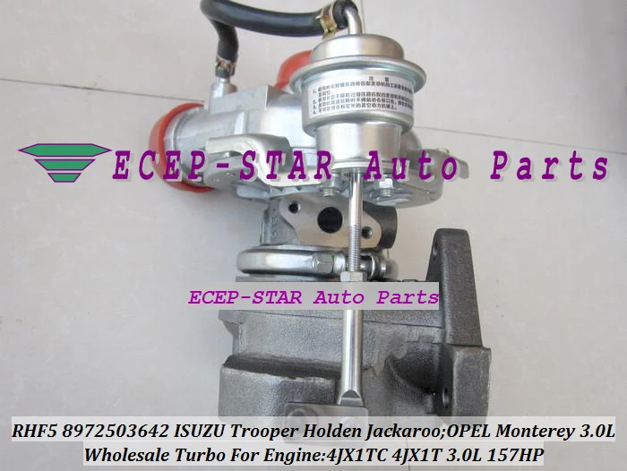 Турбокомпрессор RHF5 8971371093 8971371094 8971371095 8971371097 для ISUZU Trooper Jackaroo Monterey 4JX1 4JX1TC 4JX1T 3.0L |