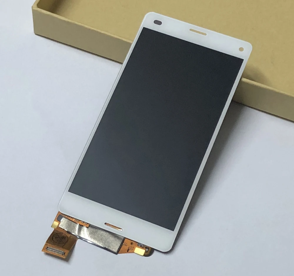 Протестировано для sony Z3 Compact Mini D5803 D5833 полный сенсорный экран дигитайзер сенсор стекло+ ЖК-дисплей монитор панель в сборе