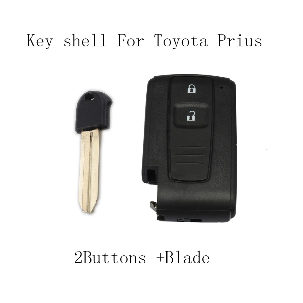 Чехол для дистанционного ключа с 2 кнопками чехол Toyota Prius Corolla Verso 2004 2009 + Blade TOY43|toyota