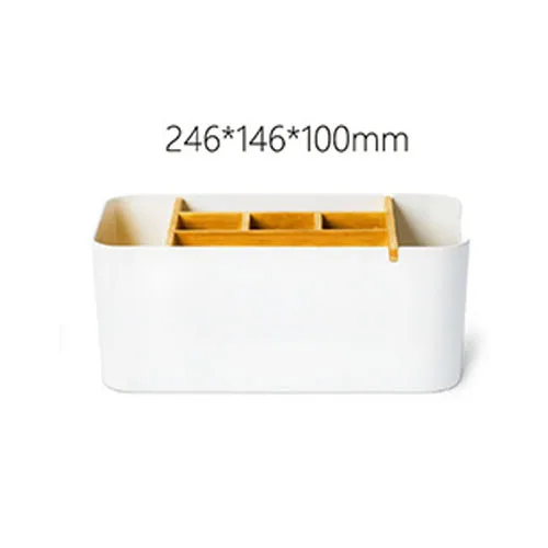 xiaomi youpin Bamboo Fibre съемный Органайзер коробка Sub-grid дизайн косметический ящик для хранения Портативный чехол для ванной комнаты