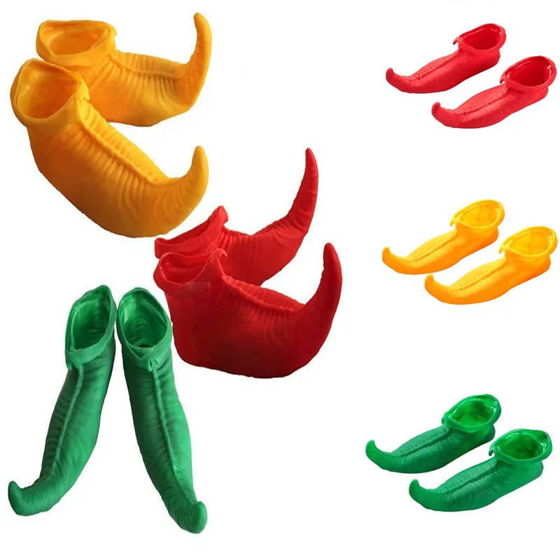Funny Rubber Pointed Clown Shoes Amusement Park Circus Performance Party Dress Decor Purim Halloween Christmas|purim| |