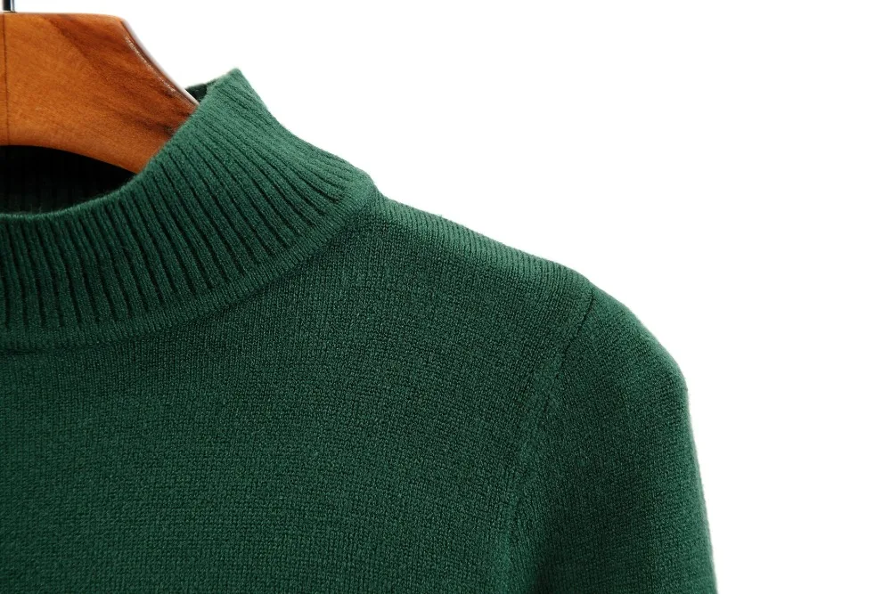 Winter 2018 Christmas women red long sleeve sweater Slim turtleneck Pullover Black Tops woman female Knitted warm gift | Женская одежда
