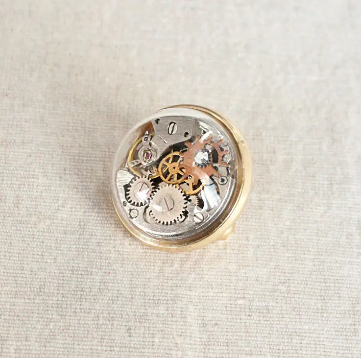 Бесплатная доставка брошь ручной работы в стиле стимпанк булавка на лацкан