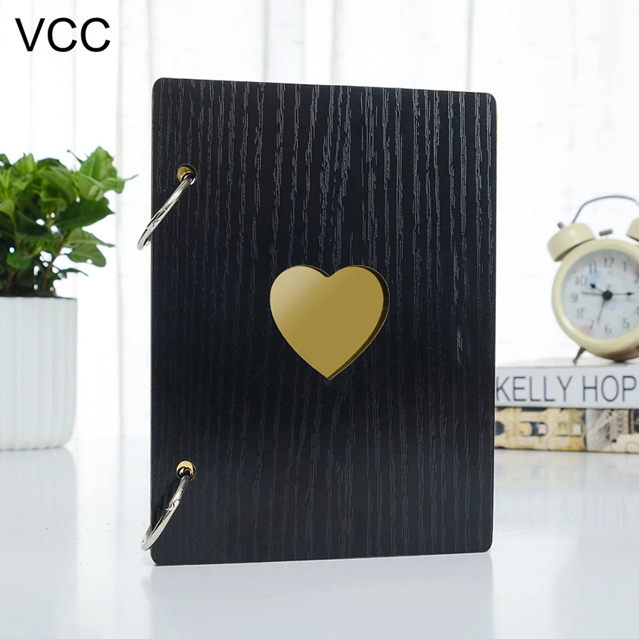 32 страницы деревянный альбом 6 дюймов фотоальбомы скрапбукинг бумага сделай сам