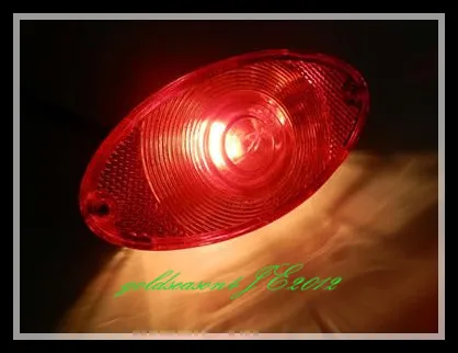 

Chrome Cateye Break Stop Tail Light Taillight for Harley Bobber Chopper