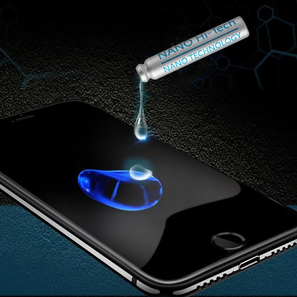 Защитная пленка для экрана телефона NANO Liquid закаленное стекло IPhone XS Samsung S10