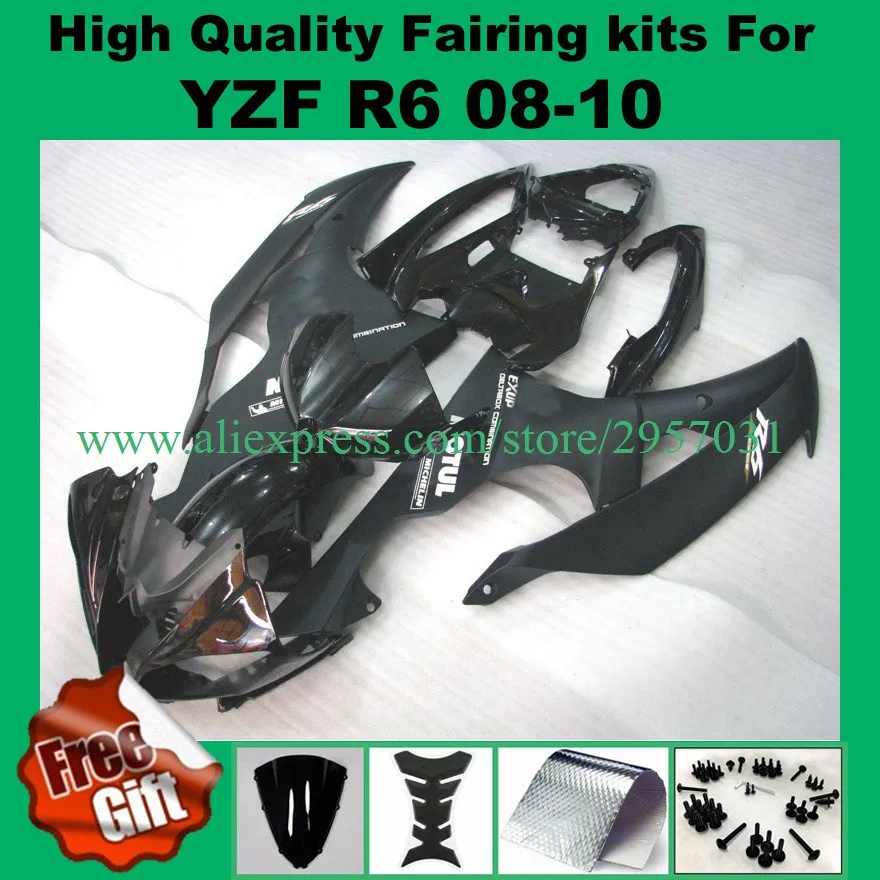 

Injection Fairings+9 gifts For Yamaha YZF R6 08 09 10 11 12 13 14 15 Blue Black YZF-R6 2008-2015 ABS Motorcycle Fairing Kit