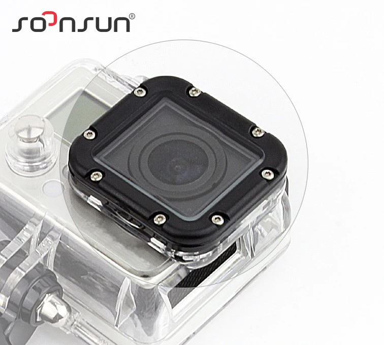 SOONSUN 2 шт. чехол для объектива запасное крепление защитный Аксессуары GoPro Hero 3 Go Pro