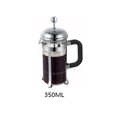 350ML Бариста инструменты Портативный Кофе Maker кафе Главная Стекло французский Пресс фильтр чайник сделать Чай холодной варить Cafetera Ex Пресс o кувшин для молока - Цвет: 350ML