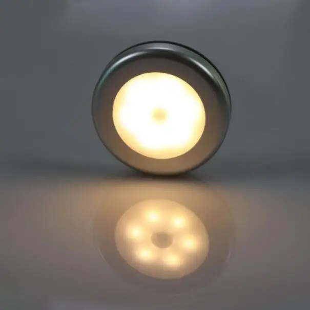 6 LED датчик движения Ночной свет авто вкл/выкл беспроводной шкаф инфракрасный