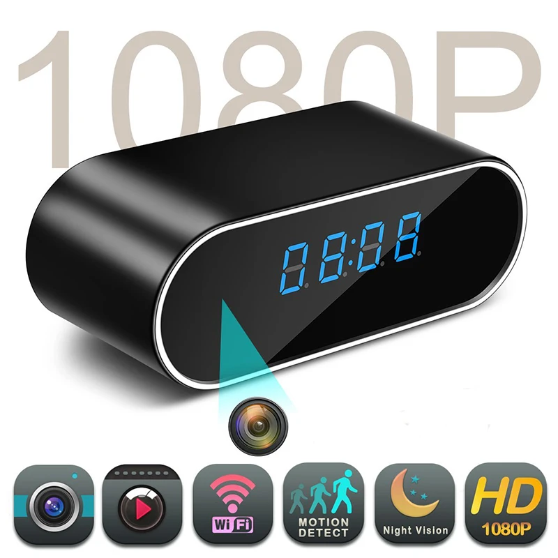 Беспроводная WIFI охранная сигнализация со светодиодом 1080P Ночное Видение