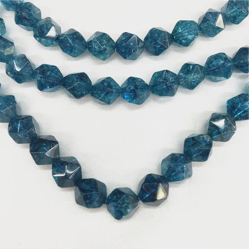 AAA 6-10 мм 1 нить/упаковка 100% натуральный кристаллический синий кварцевый камень