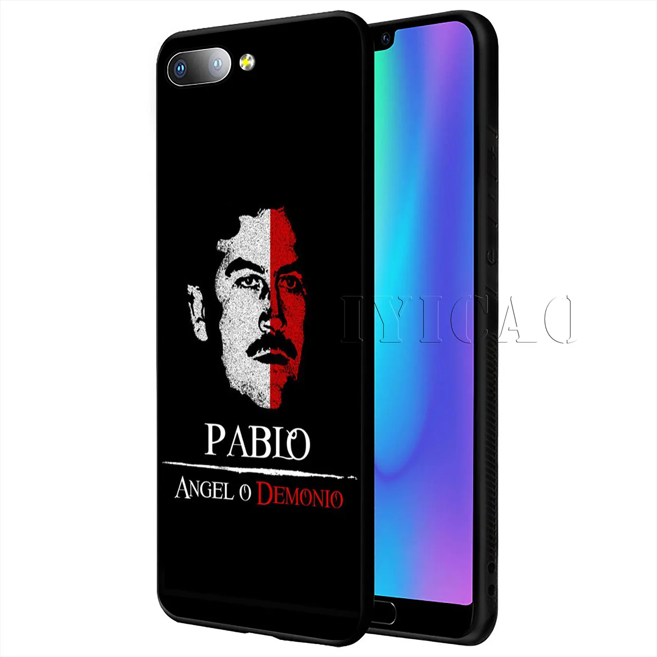 IYICAO Pablo Escobar Lovely Soft Silicone Phone Case for Huawei Y9 Y7 Y6 Prime 2019 Honor 20 8C 8X 8 9 9X 10 Lite 7C 7X 7A Pro |
