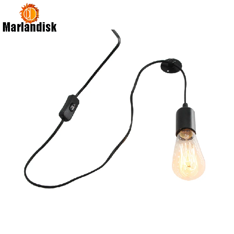Винтажные креативные настенные лампы Эдисона 1 5 м настенный светильник с
