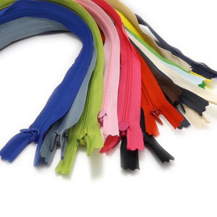 10 шт. нейлоновые невидимые молнии 70 см 23 цвета для шитья сумок подушек Швейные