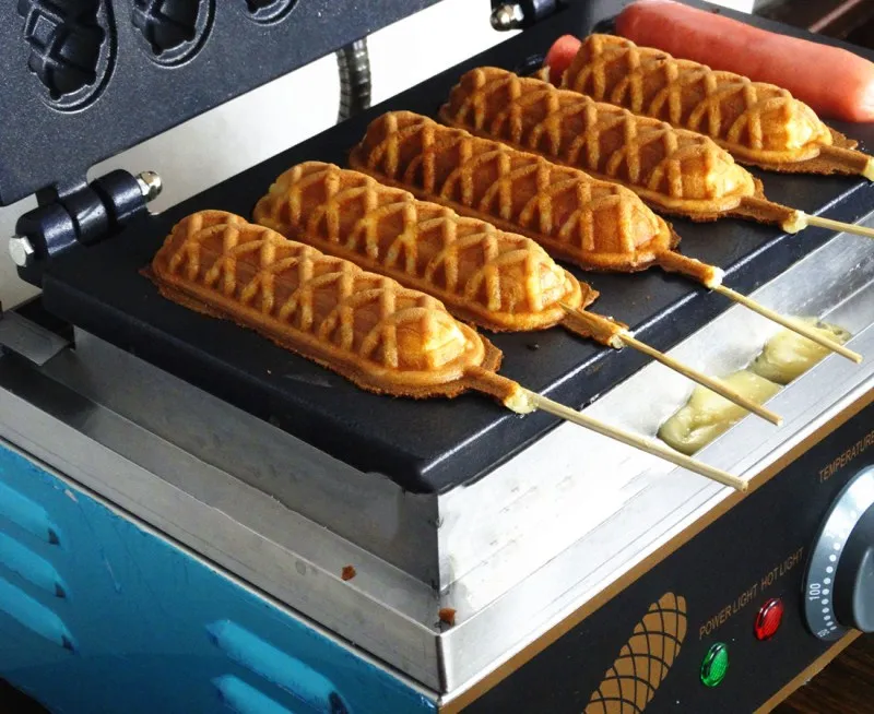 

Jinkeli Temperature control hot dogs machine, electric corn sausage machine,muffin hot dog machine,hot dog shape waffle maker