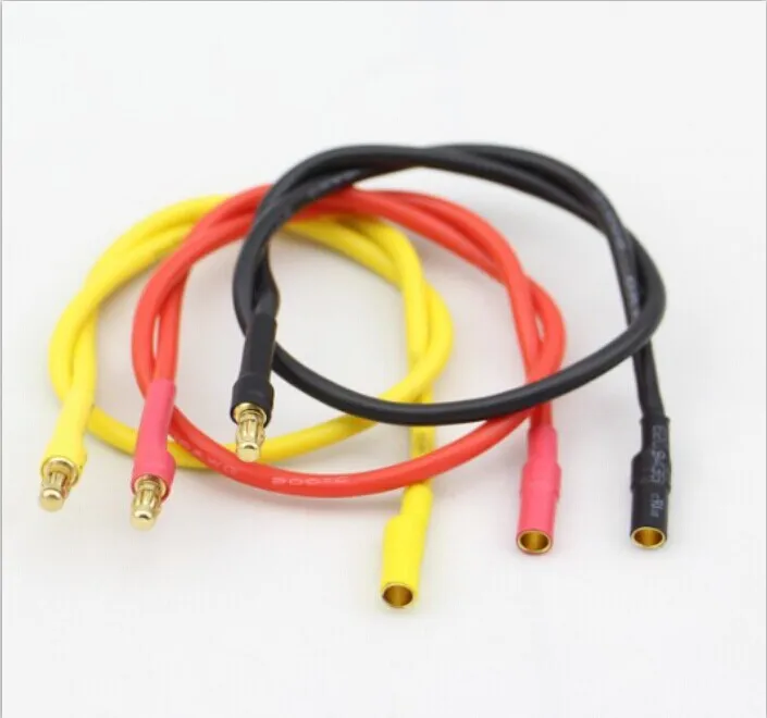 3 шт./лот 300 мм 30 см 5 Gold Bullet Banana RC бесщеточный мотор разъемы ESC удлинитель провода 16