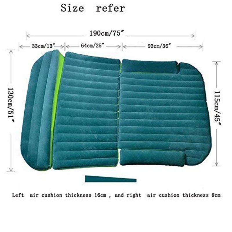 Надувной матрас для внедорожников с воздушным насосом коврик путешествий