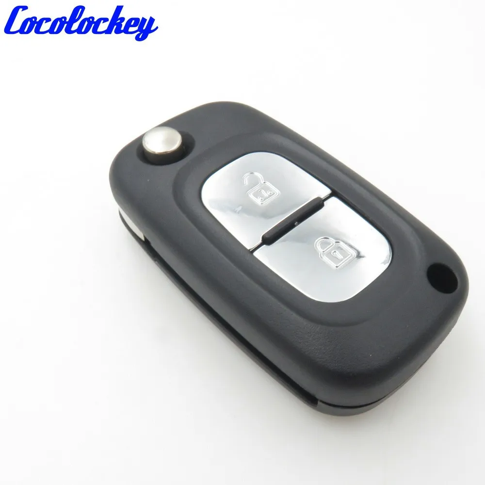 Cocolockey откидная оболочка ключа дистанционного управления подходит для RENAULT Clio Megane