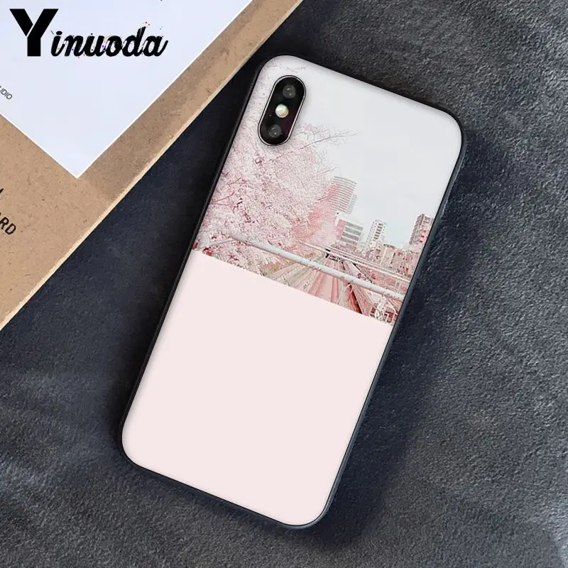 Yinuoda, розовый, эстетический, песни, лирика, эстетический, мягкий силиконовый чехол для телефона, чехол для iPhone 8, 7, 6, 6 S, 6 Plus, X, XS, MAX, 5, 5S, SE, XR, 10
