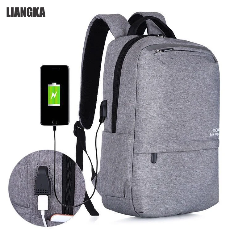 LIANGKA USB телефон зарядное устройство рюкзаки для Xiaomi ноутбука мужчин женщин