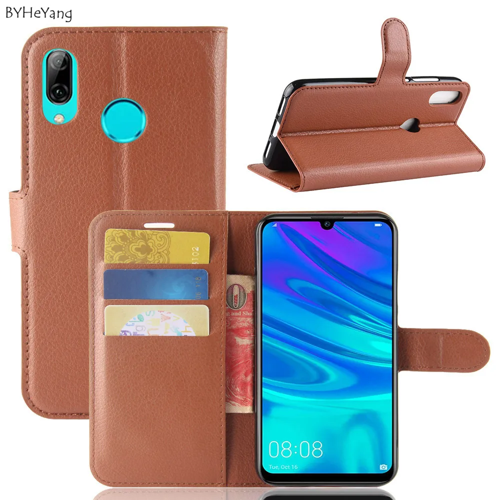 Чехол для Huawei P30 Lite Флип кожаный бумажник чехол силиконовый держатель карточки