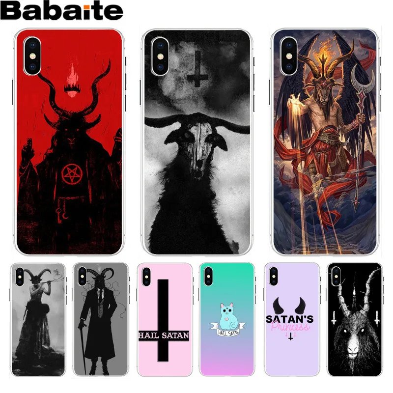 Дьявол сатана Новый Забавный чехол для телефона Apple iPhone 8 7 6 6S Plus X XS max 5 5S SE XR Чехол 12
