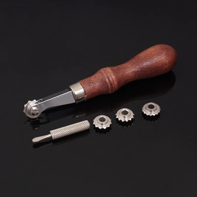1 шт. Кожа DIY инструмент стальная зубчатая колесо аксессуары для нормализации