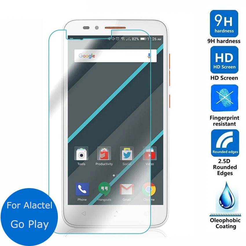 Закаленное стекло для Alcatel One Touch Go Play защитная пленка 2 5 9h onetouch 7048X 4G LTE Verre|tempered glass